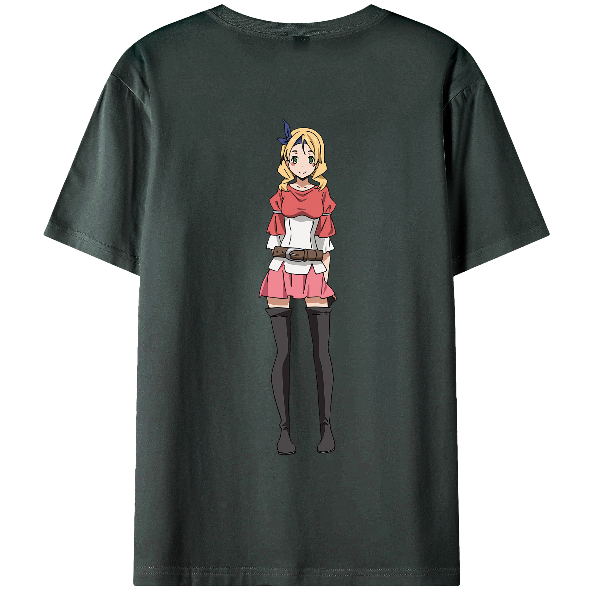 （画像用） 転スラ Regarding Reincarnated to Slime 綿100％ メンズ半袖Tシャツ（バックプリント） 通気性